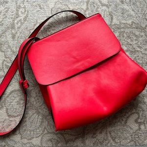 Free people crossbody flap bucket bag